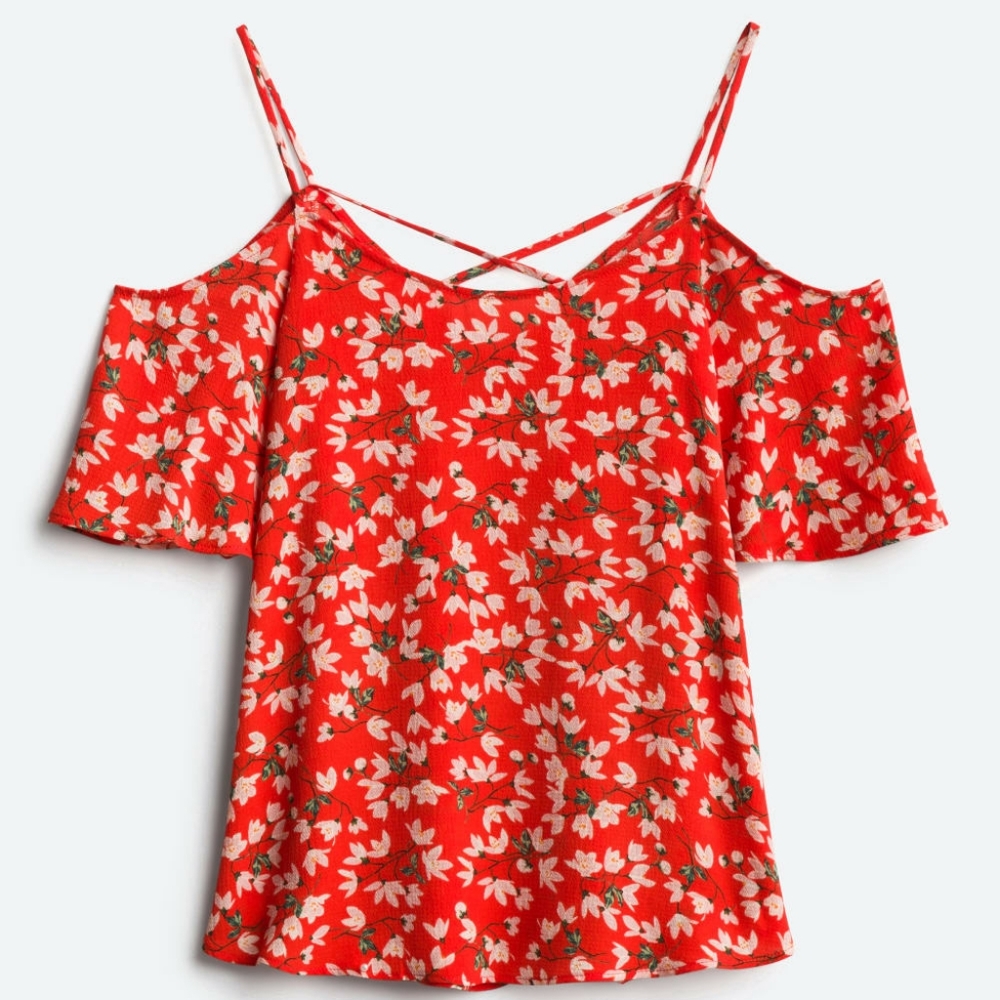 NWOT, Kaileigh, Valette Cold Shoulder Blouse